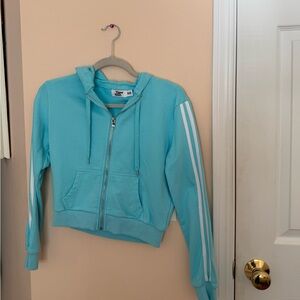 Tiger Mist Baby Blue Tracksuit with White Accents